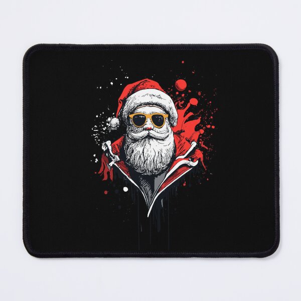 Item preview, Drippy Santa Claus Wearing Sunglasses Color Splash designed and sold by Spiprinto.