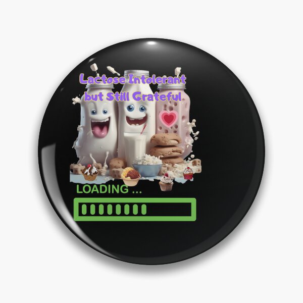 Item preview, LACTOSE INTOLERANT BUT STILL GRATEFUL-LOADING designed and sold by carlos crane.
