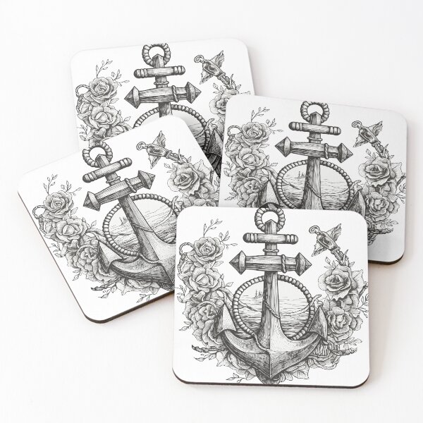 Item preview, anchor roses life    designed and sold by Rays84.