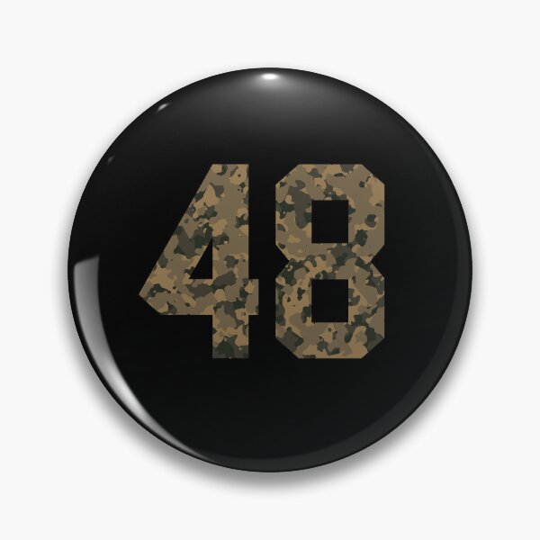 Item preview, Army Camouflage Number 48 - Sports Numbers designed and sold by NECHSTORE.