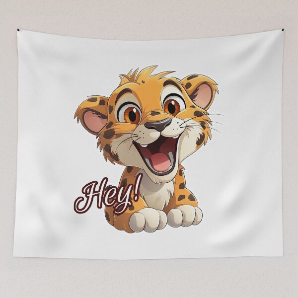 Item preview, Hey, a little leopard is trying to get your attention. designed and sold by br3wow.