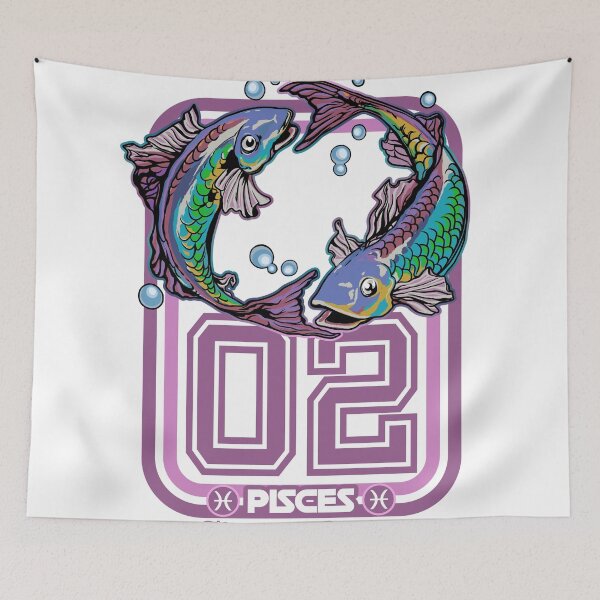 Item preview, Pisces Born in 2002 Zodiac star sign horoscope Astrology designed and sold by PURPLERAIN99.