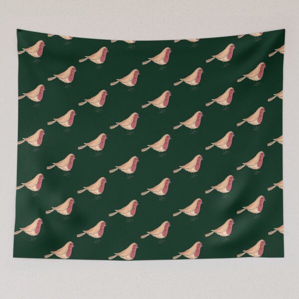 Item preview, Little Robin Redbreast, Watercolour festive cute bird designed and sold by SparkPrintsandDesigns.