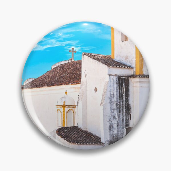 Item preview, Church and white facades in the old village of Tavira. Portugal designed and sold by Stefano Orazzini.