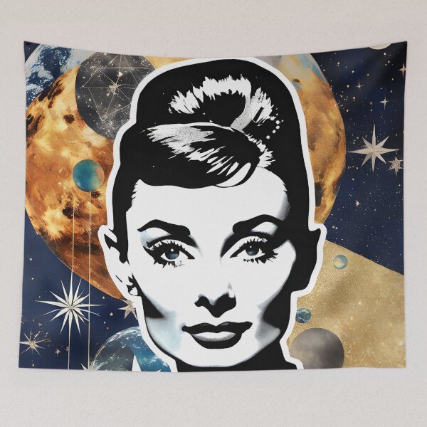 Artikelvorschau, Audrey Hepburn entworfen und verkauft von MarisePix.