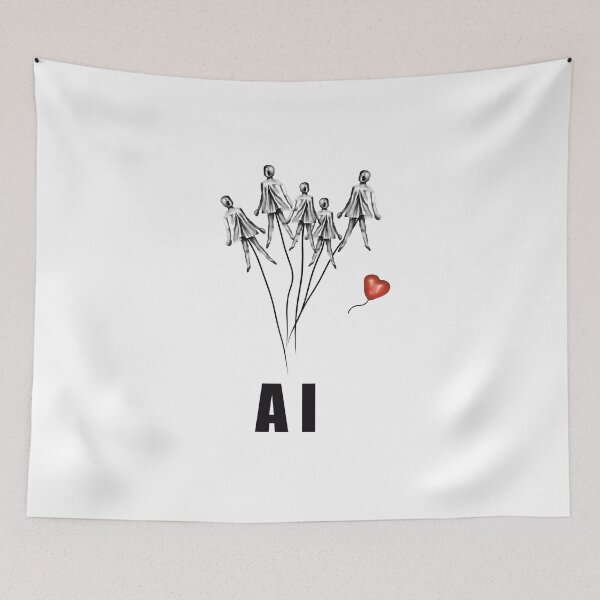 Item preview, Artificial Intelligence - Heart designed and sold by gardentree.