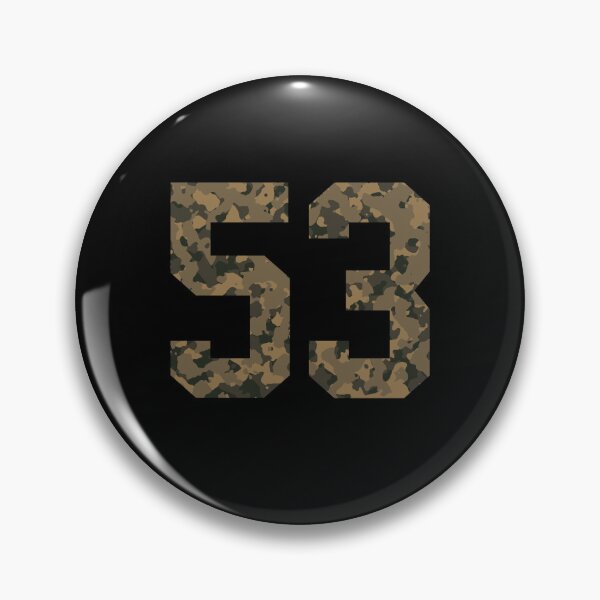 Item preview, Army Camouflage Number 53 - Sports Numbers designed and sold by NECHSTORE.