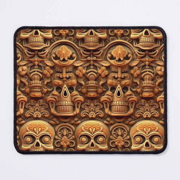Item preview, Carved Mahogany Sugar Skulls designed and sold by Oubliette Studios.