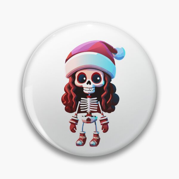 Item preview, Skeleton Girl - Cartoon Christmas designed and sold by CekDesigns.
