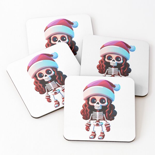 Item preview, Skeleton Girl - Cartoon Christmas designed and sold by CekDesigns.