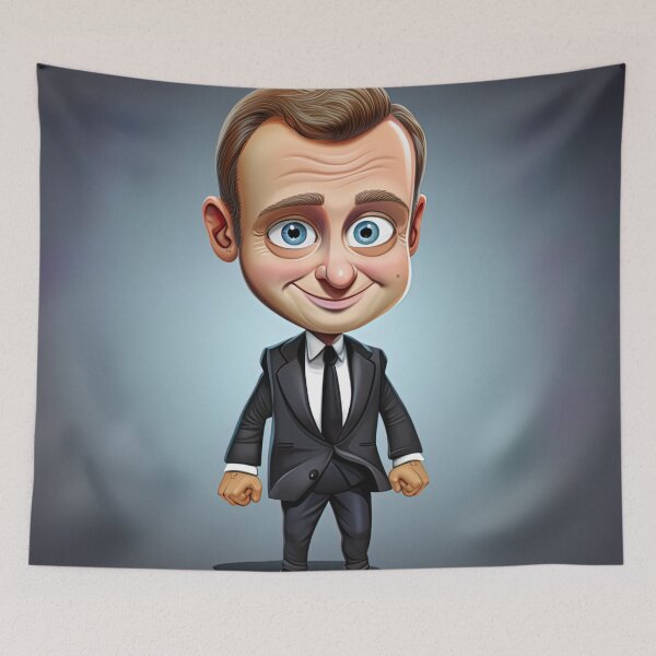 Item preview, Emmanuel Macron | cute style designed and sold by ComicsFactory.