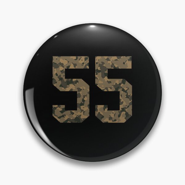 Item preview, Army Camouflage Number 55 - Sports Numbers designed and sold by NECHSTORE.
