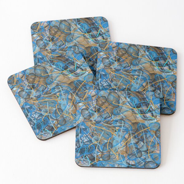 Item preview, Creation: Abstract Flow of Blue and Yellow designed and sold by ara-designs.