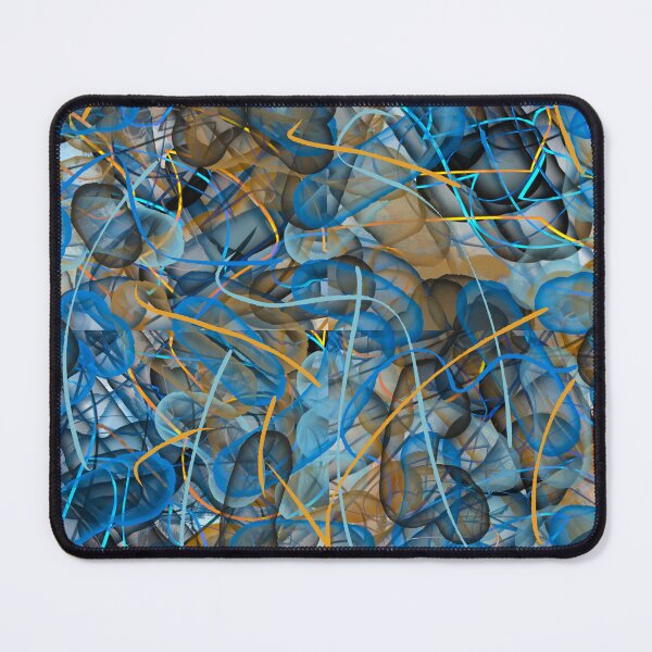 Item preview, Creation: Abstract Flow of Blue and Yellow designed and sold by ara-designs.