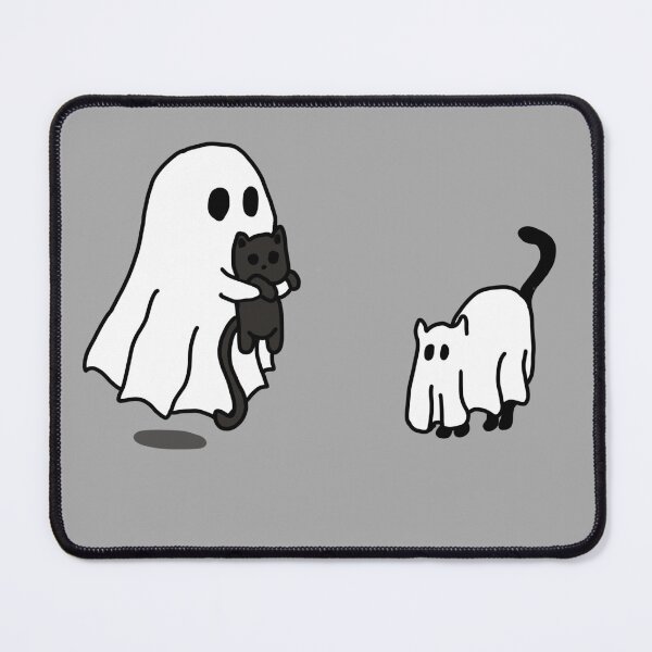 Item preview, Ghost holding cat and cat acting as ghost designed and sold by adesignworld.