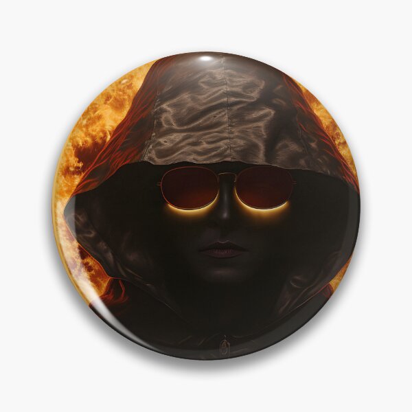 Item preview, Mysterious Woman in Sunglasses Faces the Solar Eclipse designed and sold by soulofalion.