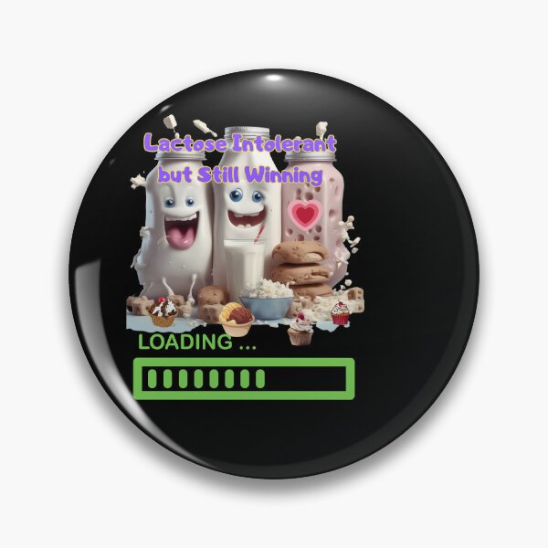 Item preview, LACTOSE INTOLERANT BUT STILL WINNING designed and sold by carlos crane.