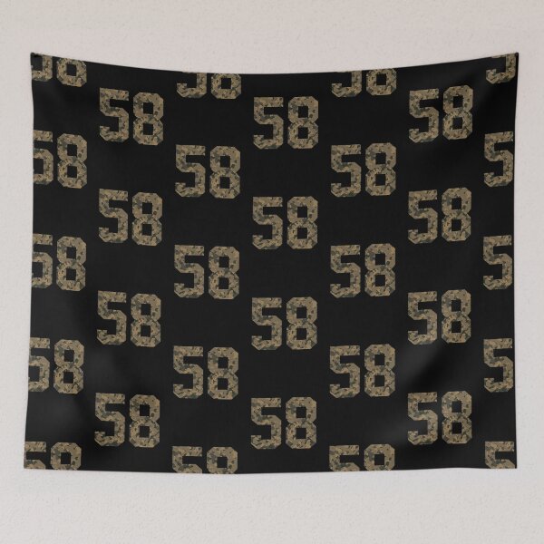Item preview, Army Camouflage Number 58 - Sports Numbers designed and sold by NECHSTORE.