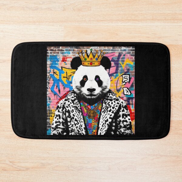 Item preview, Panda King - Neo Expressionism Street Art designed and sold by Kittyzens.
