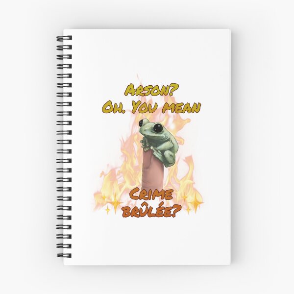 Item preview, Frog meme, arson? designed and sold by TrixianArt.