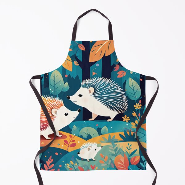 Item preview, hedgehogs in autumn ai paint designed and sold by Adam Mak.