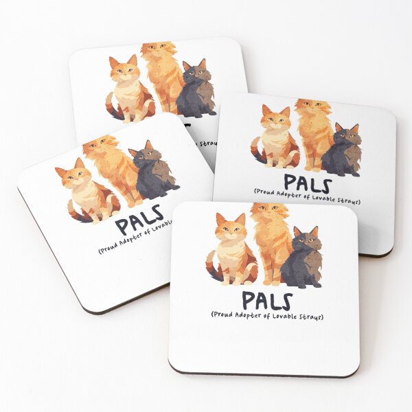 Aperçu de l'œuvre PALS - Fier adoptant de Lovable Strays (Cat Rescue Light Version) créée et vendue par Sir Meow Meow.