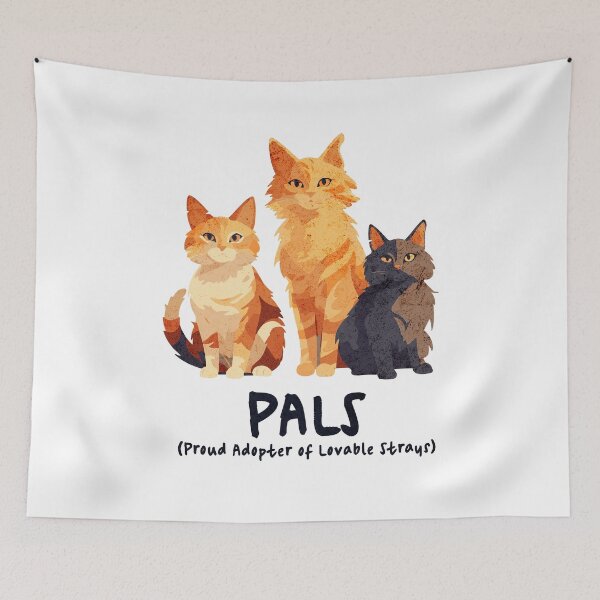 Aperçu de l'œuvre PALS - Fier adoptant de Lovable Strays (Cat Rescue Light Version) créée et vendue par Sir Meow Meow.
