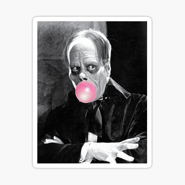 Item preview, The Phantom of the Opera Lon Chaney Blowing Bubbles designed and sold by QuidnuncDesigns.