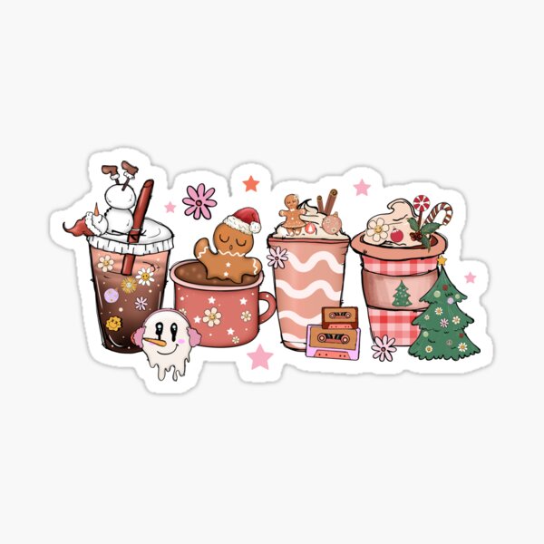 Item preview, Winter christmas holiday coffees designed and sold by imjolie.