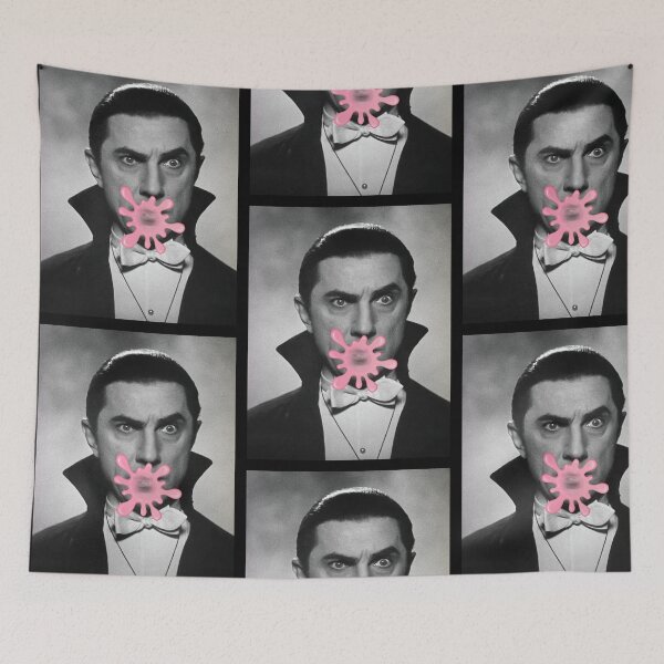Item preview, Dracula Bela Lugosi Pops the Bubble designed and sold by QuidnuncDesigns.