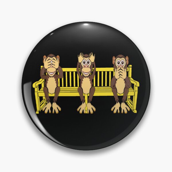 Item preview, Three monkeys on a bench designed and sold by JamesDunican.