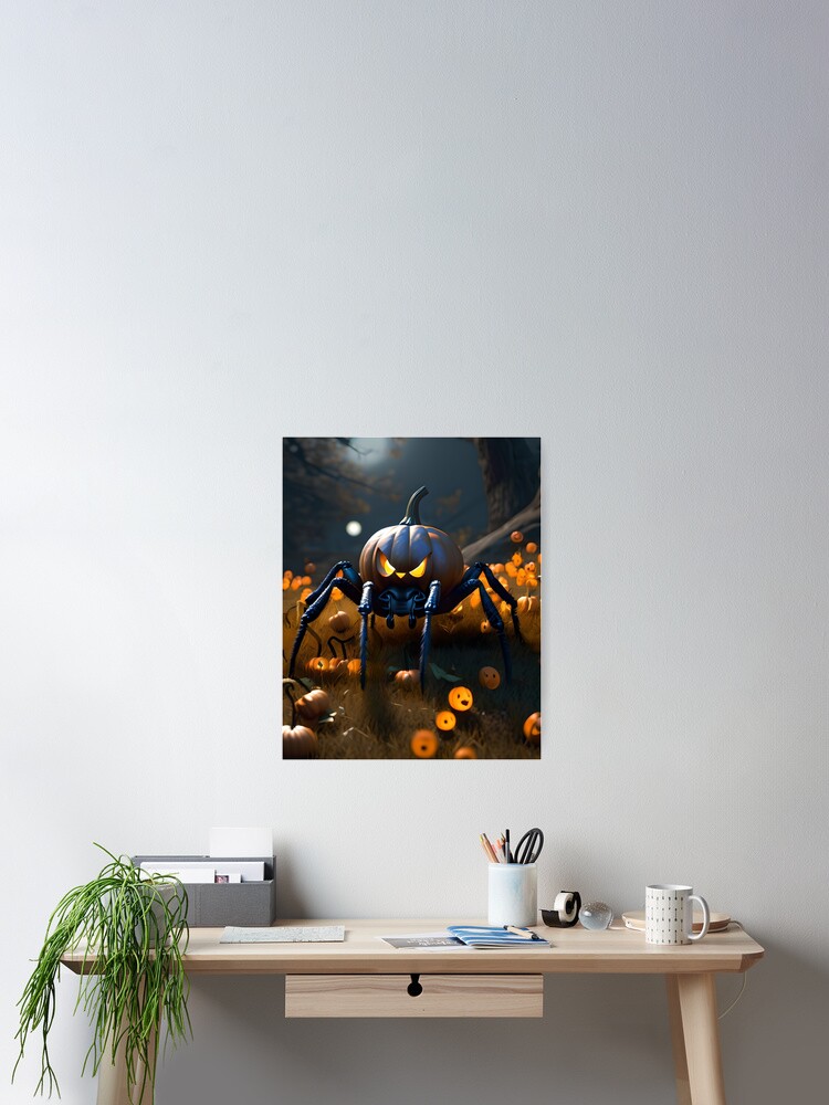 Thumbnail 2 of 3, Poster, Jack -O-Lantern Spider designed and sold by Rameses-ll.