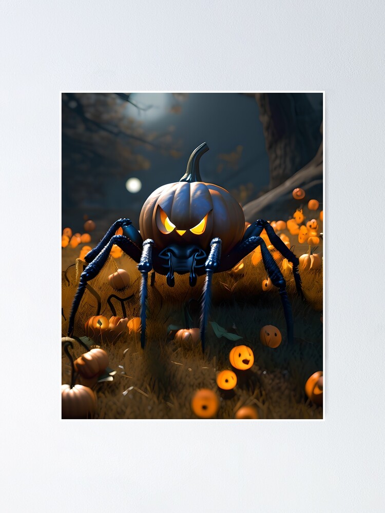 Thumbnail 1 of 3, Poster, Jack -O-Lantern Spider designed and sold by Rameses-ll.