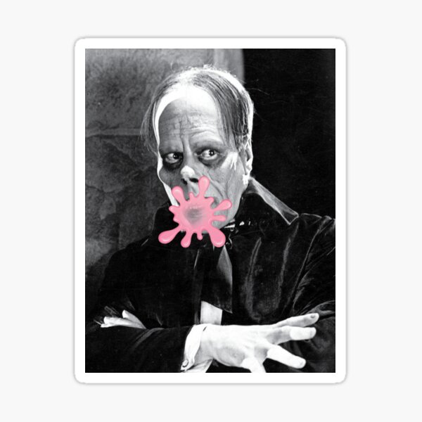 Item preview, The Phantom of the Opera Lon Chaney Pops the Bubble designed and sold by QuidnuncDesigns.