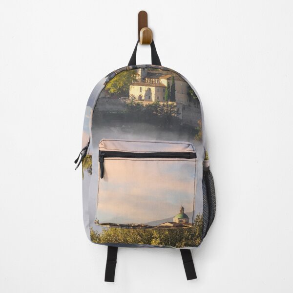Item preview, Trevi picturesque village in a foggy morning. Umbria, Italy designed and sold by Stefano Orazzini.