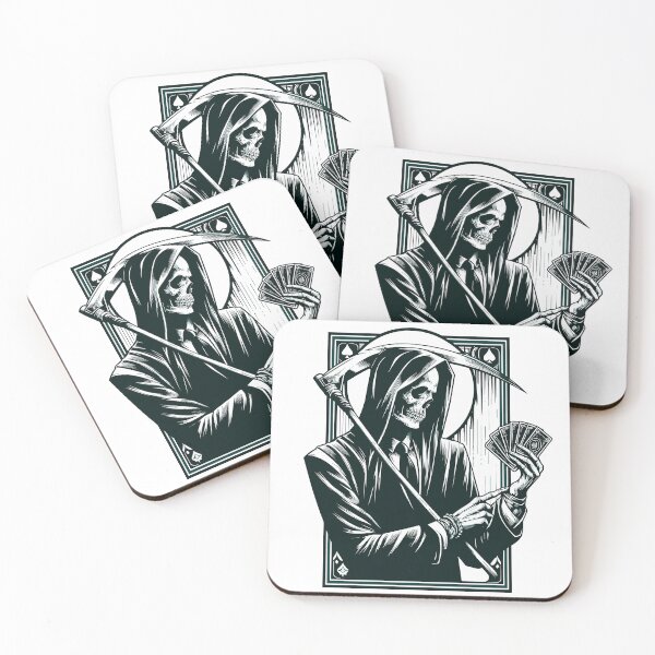 Item preview, Gambling meme grim reaper death designed and sold by TomFrontierArt.