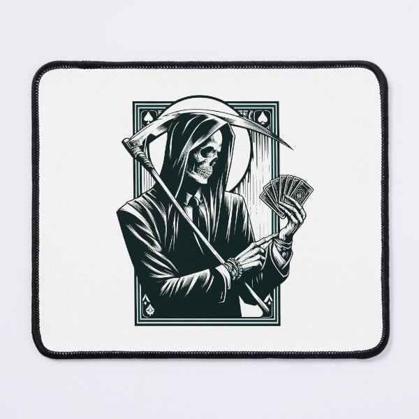 Item preview, Gambling meme grim reaper death designed and sold by TomFrontierArt.