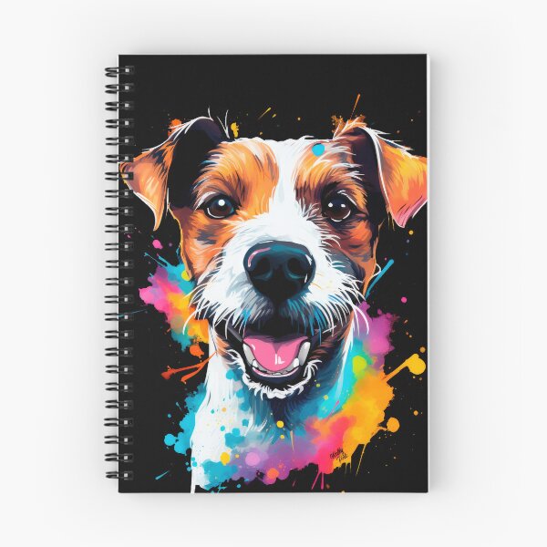 Item preview, colorful Jack Russell Terrier - cute dog designed and sold by WallyPink.