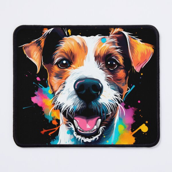 Item preview, colorful Jack Russell Terrier - cute dog designed and sold by WallyPink.