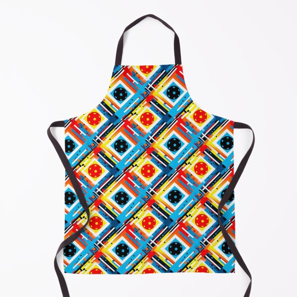 Item preview, Colorful geometric pickleball pattern designed and sold by EvieWoj.
