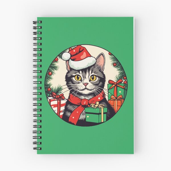 Item preview, Cute Cat Celebrating Christmas designed and sold by Samadi style.
