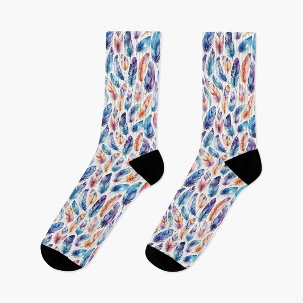 Item preview, Watercolor feathers pattern designed and sold by ChaosEdits.