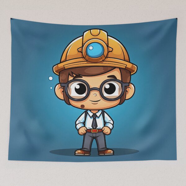 Item preview, Engineer | cute style designed and sold by ComicsFactory.