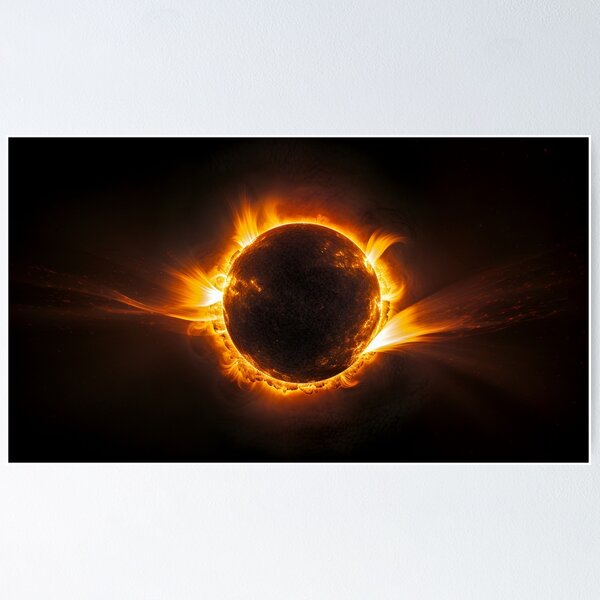 Item preview, Spectacular Solar Eclipse Flare designed and sold by soulofalion.