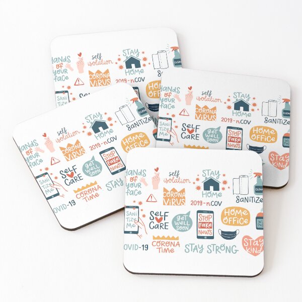 Item preview, Kawaii COVID and Self Care designed and sold by Mary Ladd.