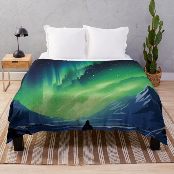 Item preview, A Pop Art Travel Print of the Aurora Borealis - Iceland  designed and sold by StudioRedKoala.