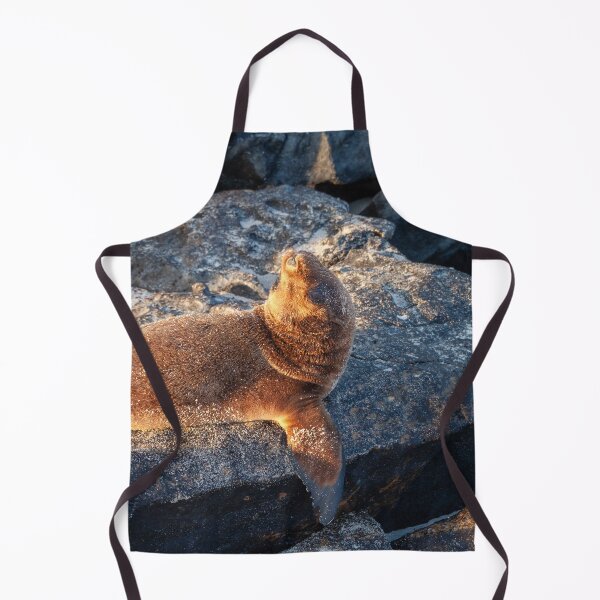 Item preview, Sunset Sea Lion Lying on the Beach designed and sold by SafariByMarisa.