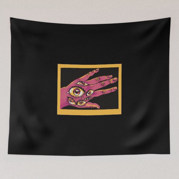 Item preview, Hand eye trippy halftone art weirdcore designed and sold by j-nash-art.