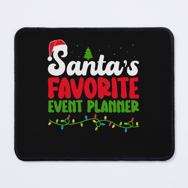 Item preview, Santa's Favorite Event Planner designed and sold by ArtMeetsPizza.