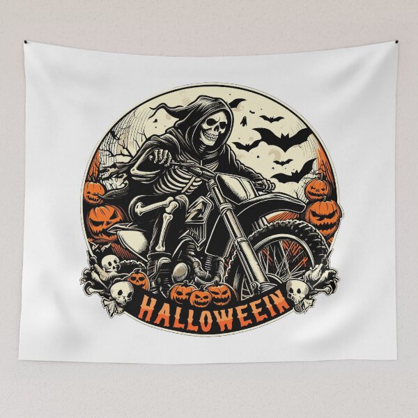 Item preview, Bikelife Halloween designed and sold by fatbanana.